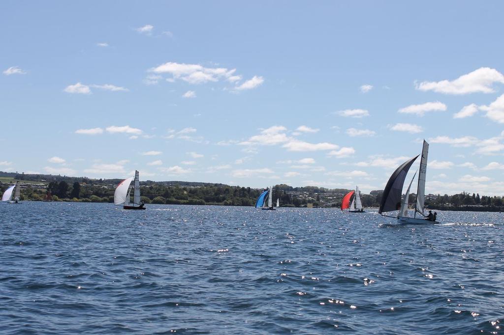 Close racing for the competitive fleet - Javelin Skiff National Championships 2016 © Yuki Katsushima